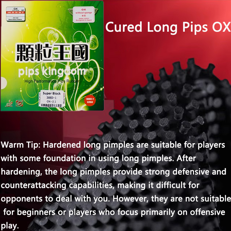 Cured Long Pips OX Pingpong Ru - Table Tennis Zlc review and price