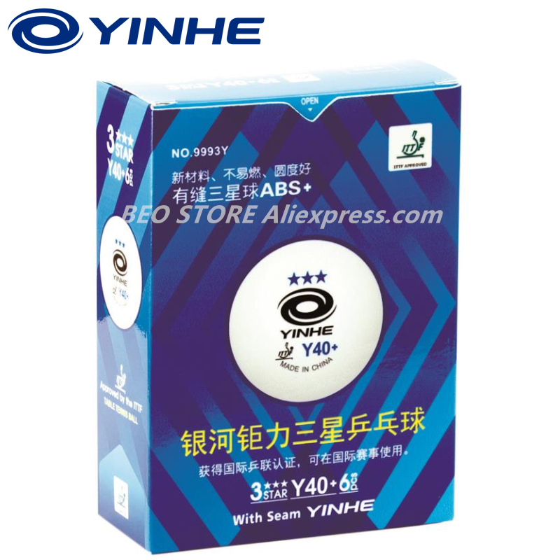 60 balls YINHE 3-star Y40+ H40 - Table Tennis Zlc review and price