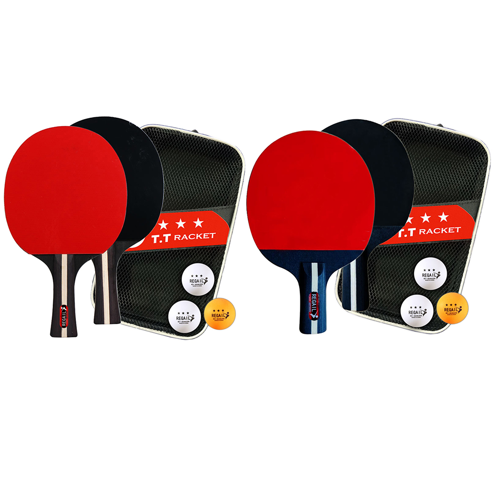 Table Tennis Racket 2 Rackets  - Table Tennis Db review and price